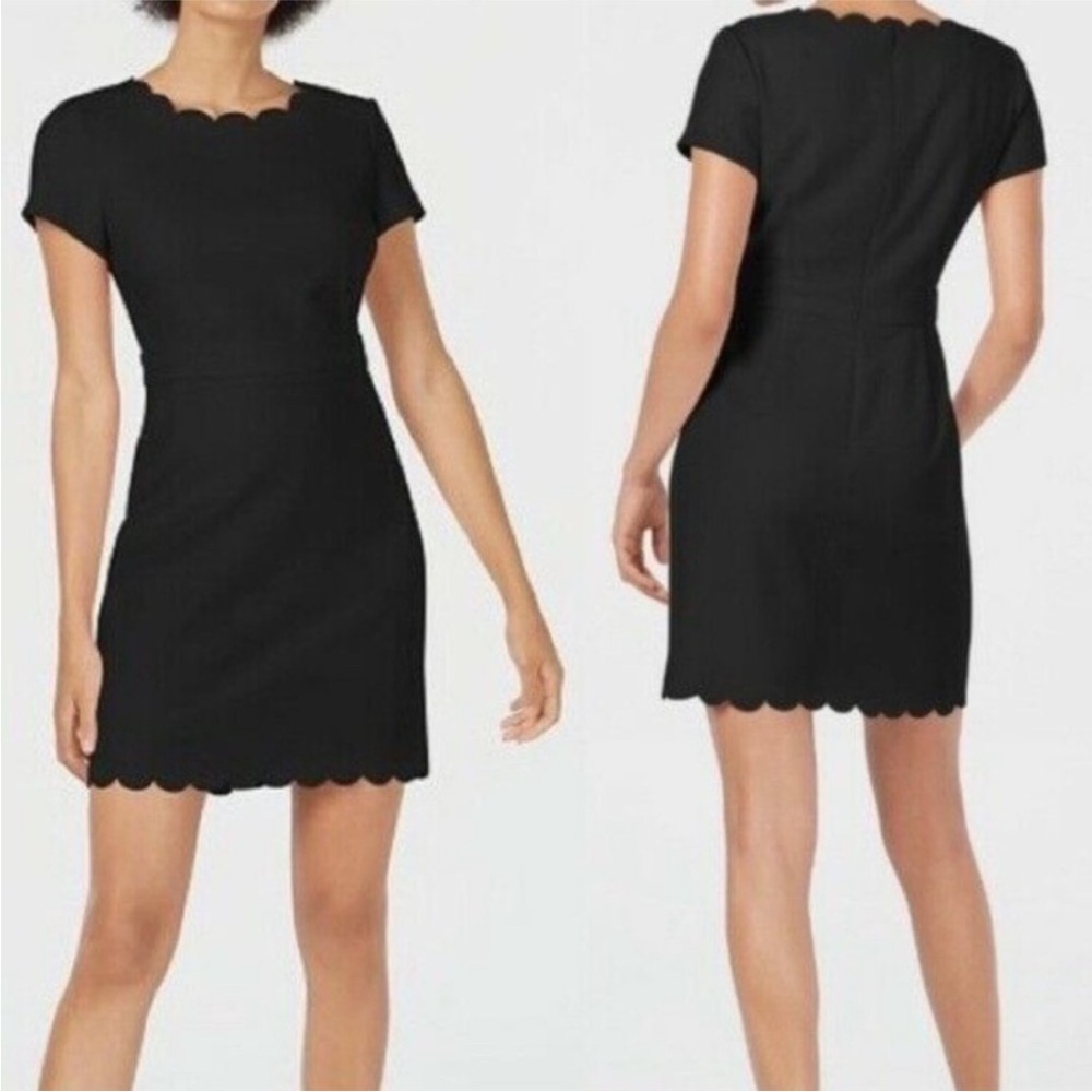 Maison Jules Scalloped Mini Dress